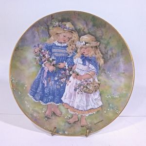 Flower Gatherers Decorative Plate